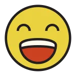 Laugh SVG Icon